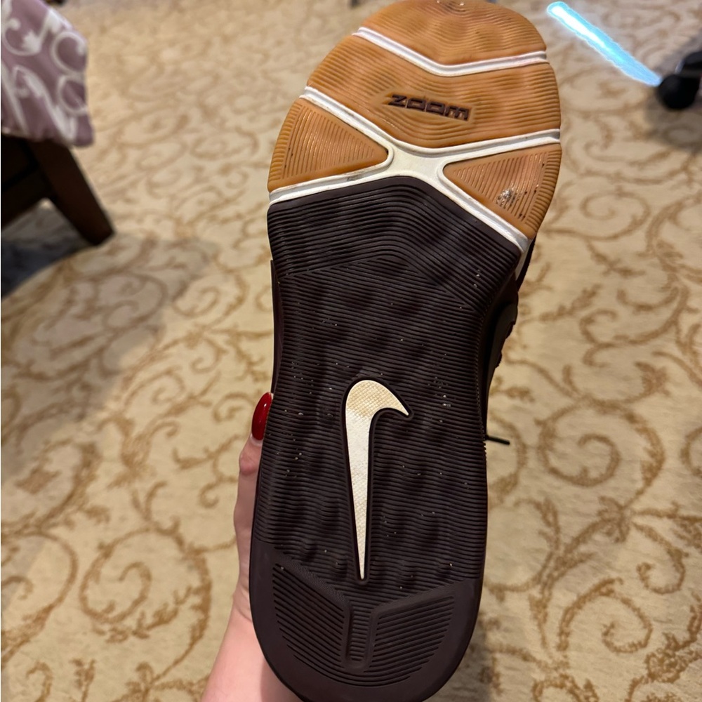 Nike Men's Deep Burgundy Athletic Sneakers - Picture 3 of 4